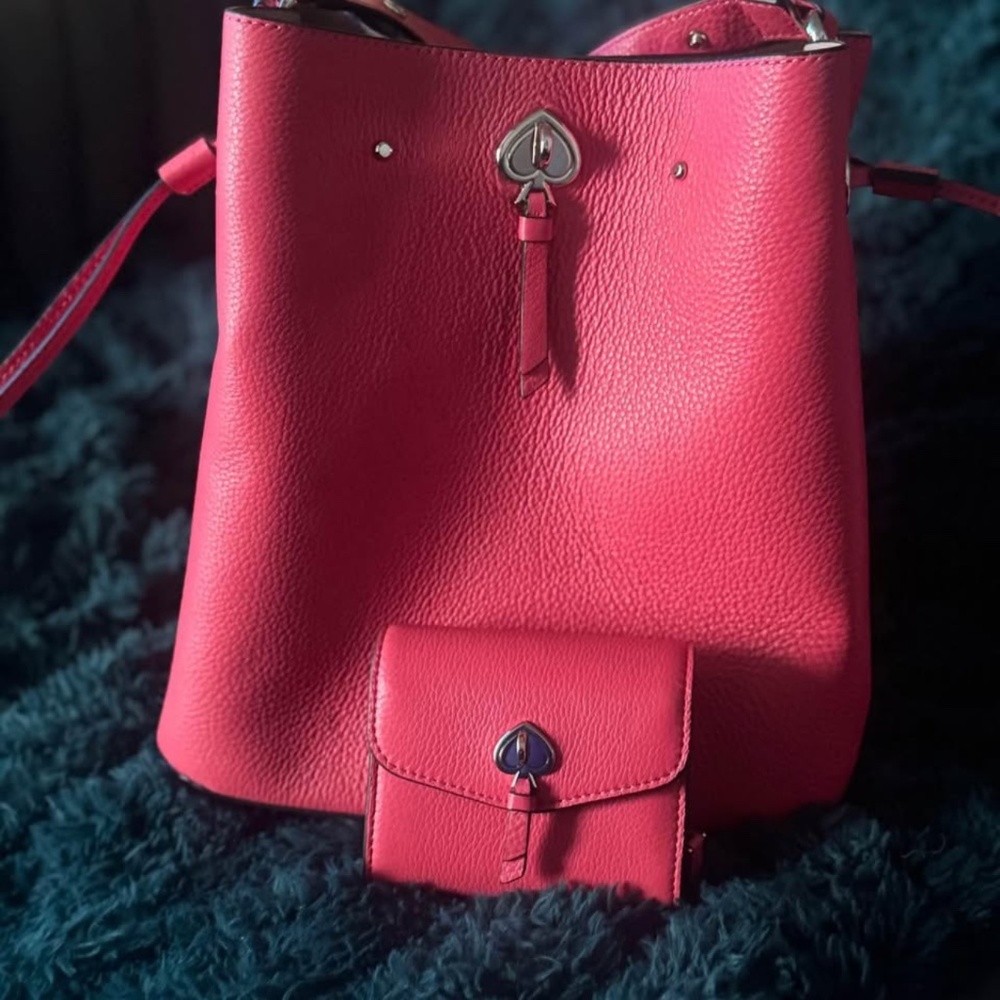 Kate Spade Bucket Purse and Wallet
